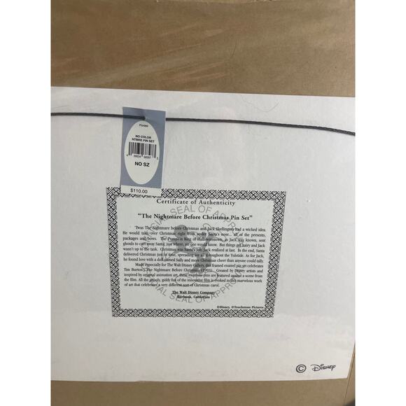 Nightmare Before Christmas Pin Set Art - Picture 8 of 9